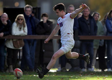 Hugh O'Kennedy kicks a conversion 19/10/2024