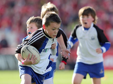 Action from the Half Time Minis game 21/10/2012