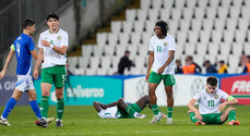 Tayo Adaramola and Andrew Moran dejected after the game 15/10/2024