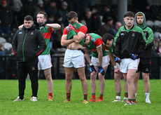 Stephenites players look dejected at the end of the game 17/11/2024