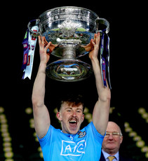 Sean Bugler lifts The Sam Maguire 19/12/2020