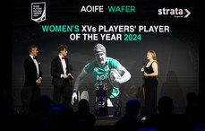 Barry Murphy and Andrew Trimble with Aoife Wafer  22/5/2024
