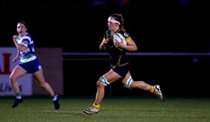 Claire Boles on her way to scoring a try 26/10/2024