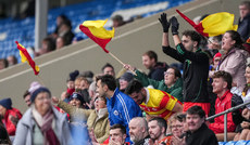 Barcelona Gaels supporters cheer a score 9/11/2024