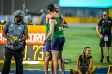 Thomas Barr and Cillín Greene celebrate after the race 5/5/2024 