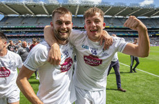 John O'Toole and Brian McLoughlin celebrate after the game 5/8/2018