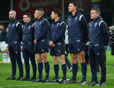 Paul Williams and his match officials before the game 15/11/2024