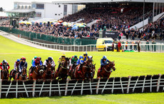 A view of The Connolly`s RED MILLS Irish EBF Auction Hurdle Series Final 1/5/2023