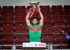 Aidan O'Shea lifts the Nestor Cup 15/11/2020