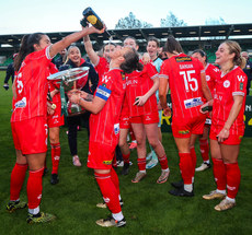 Pearl Slattery celebrates winning The FAI Cup 20/10/2024 