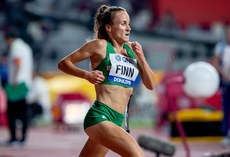 Michelle Finn on her way to finishing ninth and failing to qualify for the final 27/9/2019