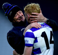 Jack Cahalane celebrates with his Dad Jack after the game 27/10/2024