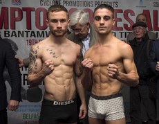 Carl Frampton and Jeremy Parodi 18/10/2013