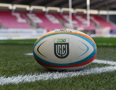 A view of the match ball ahead of the game 25/10/2024