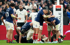 France players celebrate at the final whistle 16/11/2024