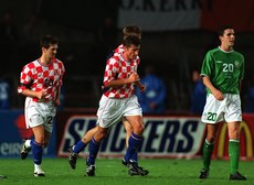 Davor Suker and John O'Shea 15/8/2001 