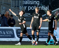 Rhys Campbell celebrates scoring a goal 19/10/2024