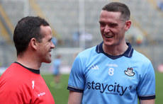  Ger Brennan and Brian Fenton chat after the game 12/5/2024