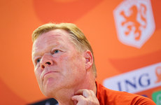 Ronald Koeman during the press conference 9/9/2023