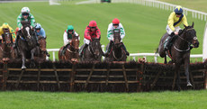 John Flavin on Clarens (on left) wins from Michael O’Sullivan on Hashtag Pretender 16/11/2024