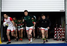 Mayo players wait to enter the pitch 14/1/2023 