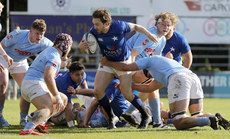 Richie Fahy is tackled by Kevin Seymour 19/10/2024