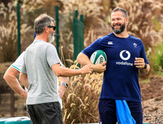 Andy Farrell with Roy Keane 9/8/2023