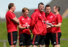 Anthony Foley with his management team 17/8/2015