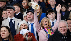 Racegoers enjoy a winner a the races 10/4/2023