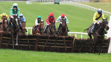 John Flavin on Clarens (on left) wins from Michael O’Sullivan on Hashtag Pretender 16/11/2024