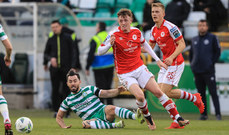 Richie Towell with Chris Forrester 17/3/2023