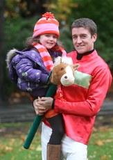 Barry Geraghty with his daughter Siofra and 9/11/2010