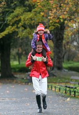 Barry Geraghty with his daughter Siofra 9/11/2010