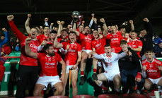 Darragh O'Donovan celebrates with the 	John Daly Cup 27/10/2024