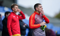 The Barcelona Gaels bench dejected 9/11/2024