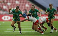 Vicky Elmes Kinlan is tackled 4/5/2024