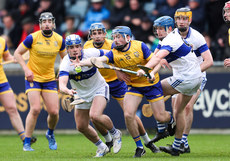 Conor Dolan and Ciaran Stacey challenge for the ball 13/10/2024