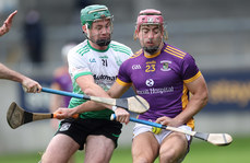 Brendan Scanlan is challenged by Donal Flannery 13/10/2024