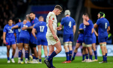 Owen Farrell dejected after the game 11/3/2023