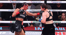 Amanda Serrano lands a punch on Katie Taylor 15/11/2024