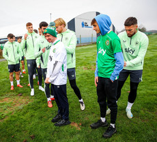 Liam Scales and Matt Doherty sign autographs for fans 13/11/2024