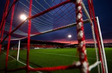 Sligo Showgrounds under floodlight and sunset after Friday’s game 28/6/2024