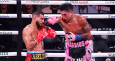 Mario Barrios lands a punch on Abel Ramos 15/11/2024