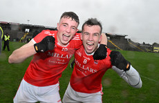 Sean Canning and Conor Ryan celebrate at the end of the game 20/10/2024 