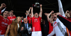 Darragh O'Donovan lifts the John Daly Cup 27/10/2024