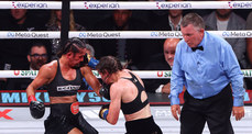 Katie Taylor lands a punch on Amanda Serrano 15/11/2024