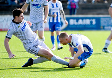 Conor McKendry is tackled 16/9/2023