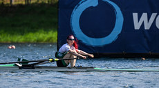 Siobhan McCrohan on her way to winning gold 8/9/2023