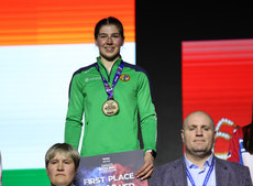 Aoife O’Rourke with her gold medal 27/4/2024