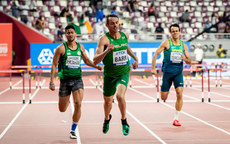 Thomas Barr on the way to finishing second to qualify 27/9/2019